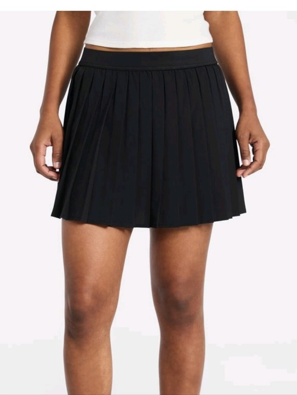 No Boundaries Black Pleated Tennis Skort Size XS NWT